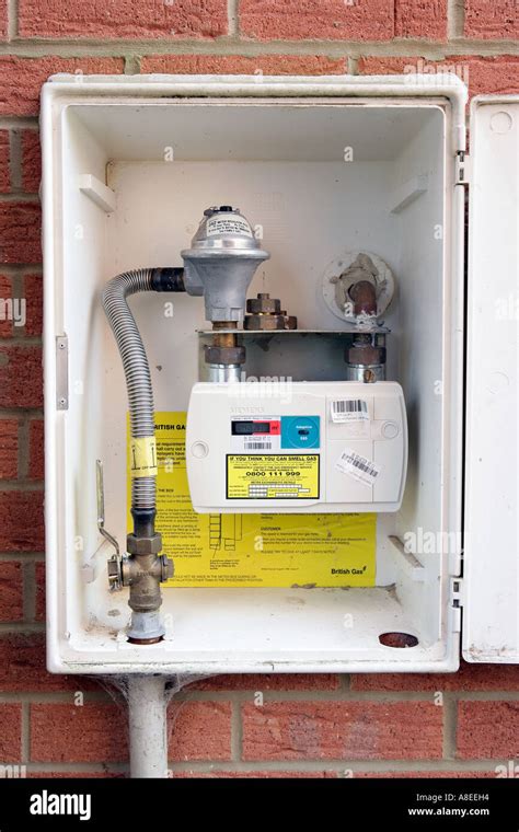 brown electric meter box|wall mounted gas meter cabinet.